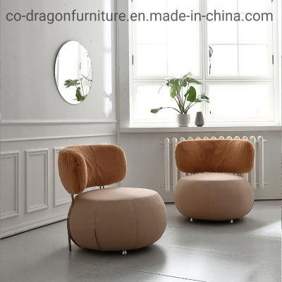 Fashion Fabric Leisure Sofa Chair with Metal for Modern Furniture