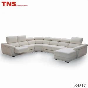 Leather Sofa (LS4A17) with Recliner