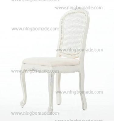 Nordic Louis Style Household Furniture Louis White Solid Wood Chair