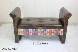 Fashiong Long Bench Storage Stool Ottoman