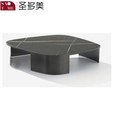 Modern Luxury Family Living Room Hardware and Marble Tea Table