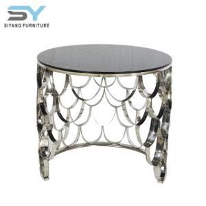 Stainless Steel Furniture Side Tables Modern Wooden Side Table