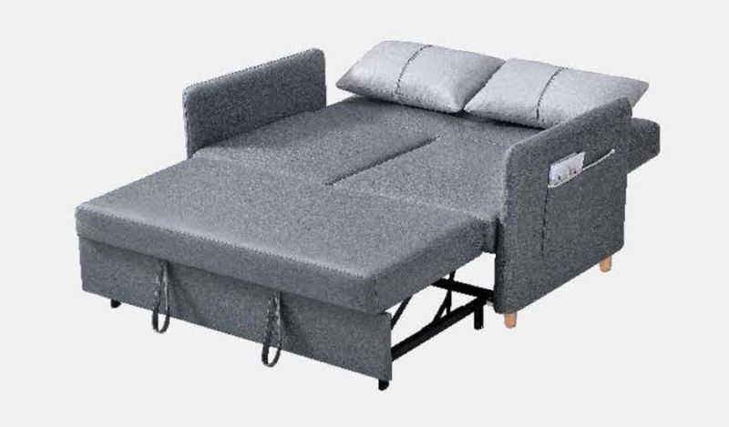 Fpshan Factory Wholesale Apartment Living Room Solid Wood Frame Sofa Cum Bed Modern Hotel Bedroom Foldable Sofa Bed with Storage