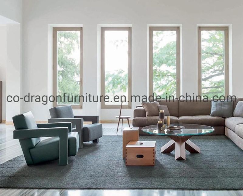 2021 Home Furniture Wooden Frame Fabric Leisure Chair with Arm