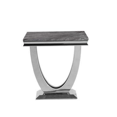 Stainless Steel Living Room Furniture Hotel Side Table Wedding Party Metal Coffee Table