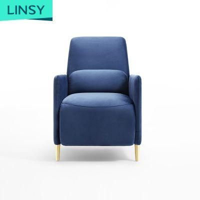 Linsy New European China Fabric Sofa Lift Chair Recliner Dy26