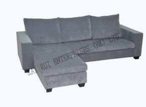 Modern Microfiber Corner Sofa