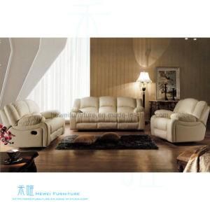 Modern Leather Recliner Sofa Set for Home Theater (DW-13S)