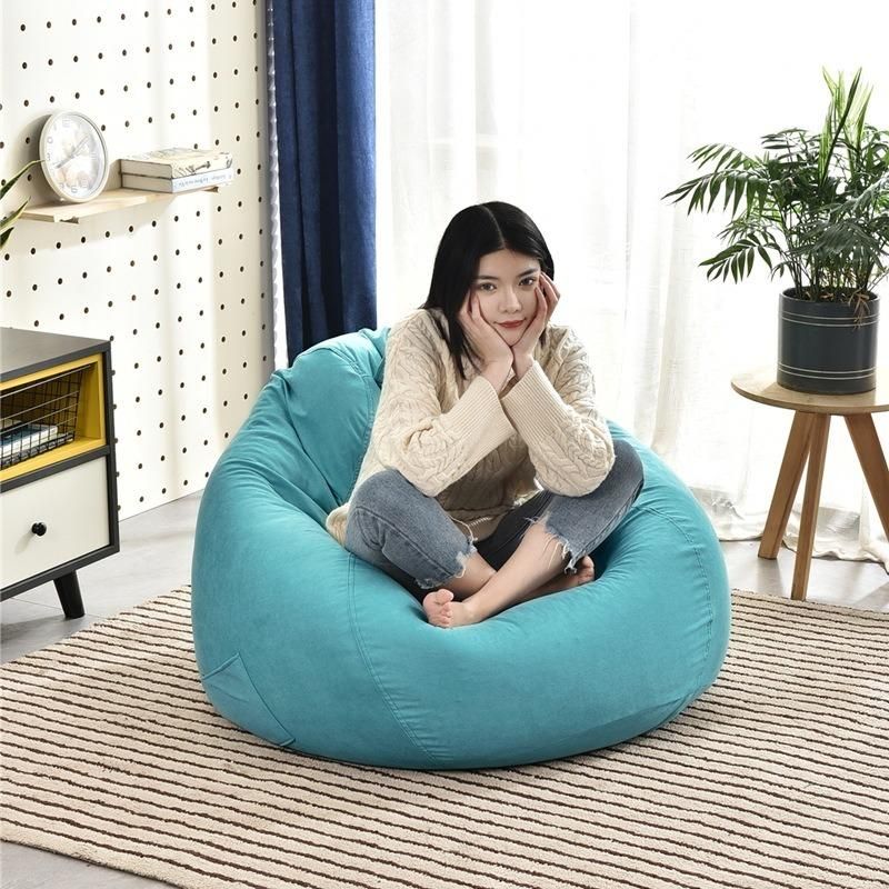 Leisure Fluffy Comfortable Coffee Lazy Lounger Bean Bag Sofa Chair