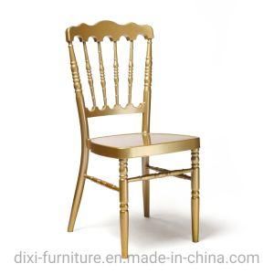 Dixi Iron Aluminum Napoleon Chair for Wedding Events