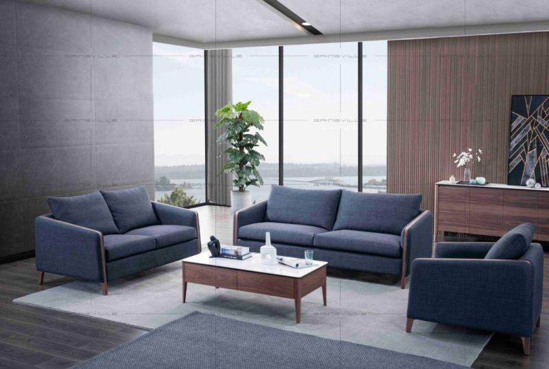 2020 Gainsville Furniture Comfortable Simple Style Sectional Fabric Sofa Set
