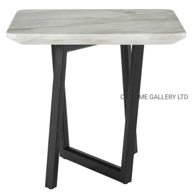 Modern Wooden Furniture Living Marble Decoration Side Coffee Lamp Table