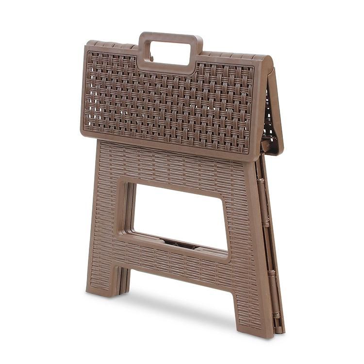 New Ultra-Thin Breathable Rattan Proof Plastic Folding Storage Stool