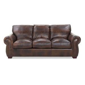 Top Grain Leather Couch Leather Sofa for Living Room