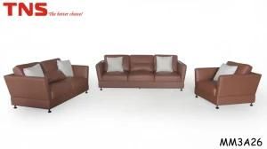 Home Furniture Genuine Corner Leather Sofa (mm3A26)