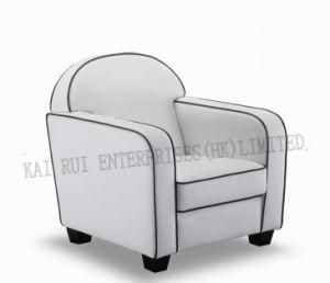 Home Hotel Furniture White Fabric Leisure Sofa Chair