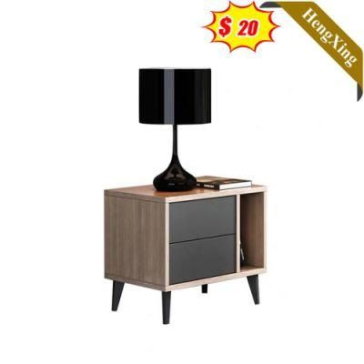 Wholesale Bedroom Home Furniture Wooden Bed Side Table Storage Night Stand