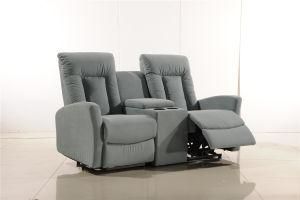 Italy Leather Sofa Sets Manual Function Furniture for Cinema Home