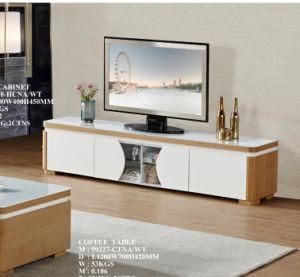 MDF Living Room TV Stand Hall Cabinet Tempered Glass Modern Home Furniture