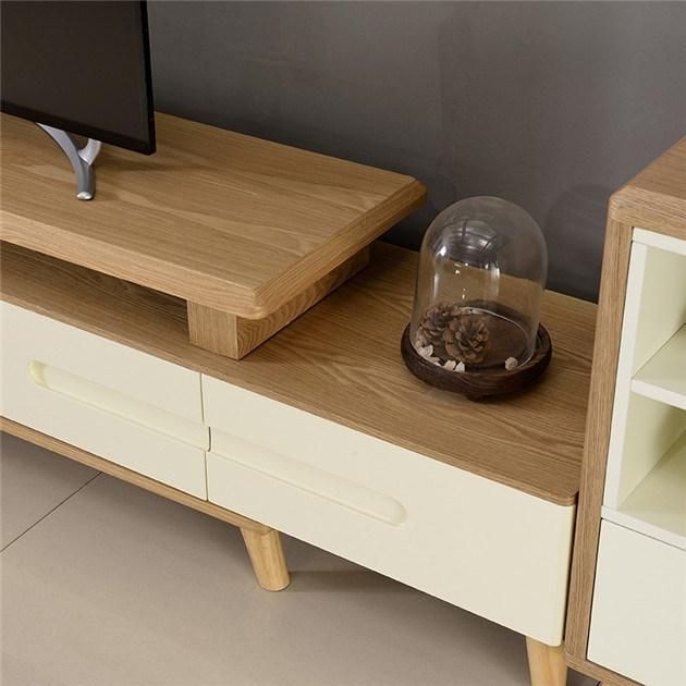 Living-Room Furniture Set Modern Side Wall Wood TV Cabinet