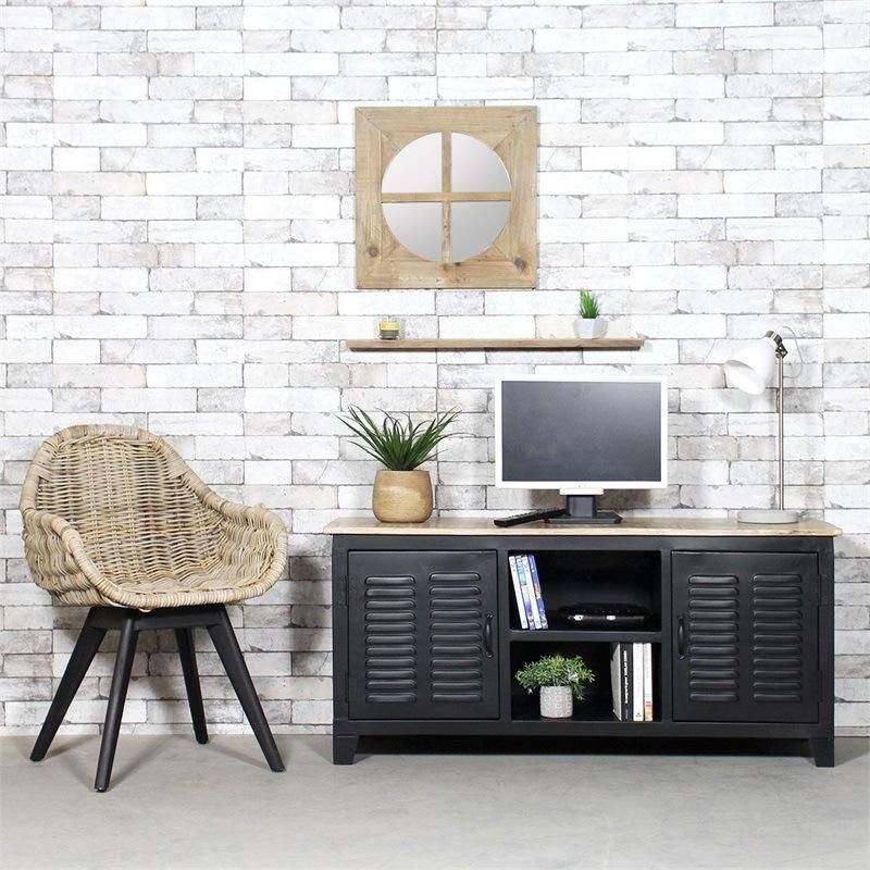 Best Selling Chinese Style Simple Style Wood TV Stand with Doors