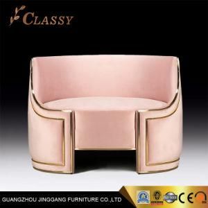 Hotel Commercial Armchair Velvet Luxury Arm Chair for Home