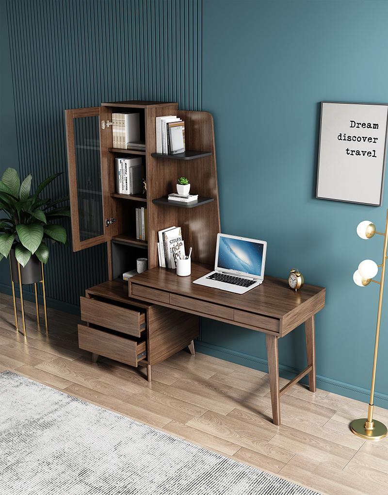 Modern Office Furniture Computer Desk Study Table Storage Function with Drawers