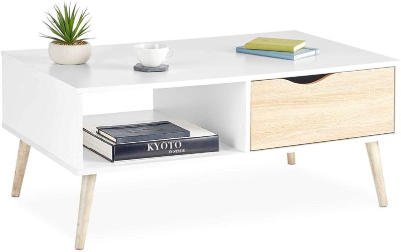 Modern Simple Living Room Furniture with Storage Coffee Table