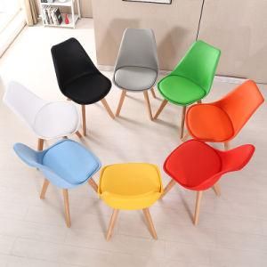 Nordic Style Home Furniture Upholstered Modern Solid Wood Dining Room Chair