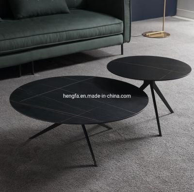 Minimalist Design Home Living Room Furniture Restaurant Natural Round Side Table