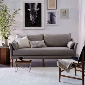 Modern Home Furniture Leisure Wooden Fabric Sofa