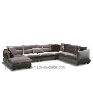 Sectional Feather Fabric Sofa for Living Room Furniture