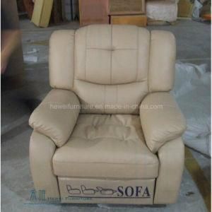 Modern Leather Recliner Sofa for Home Theater (DW-1002-1S)