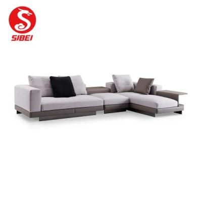 Fabric or Leather Living Room Sofa Furniture Set Home Hotel Sofa