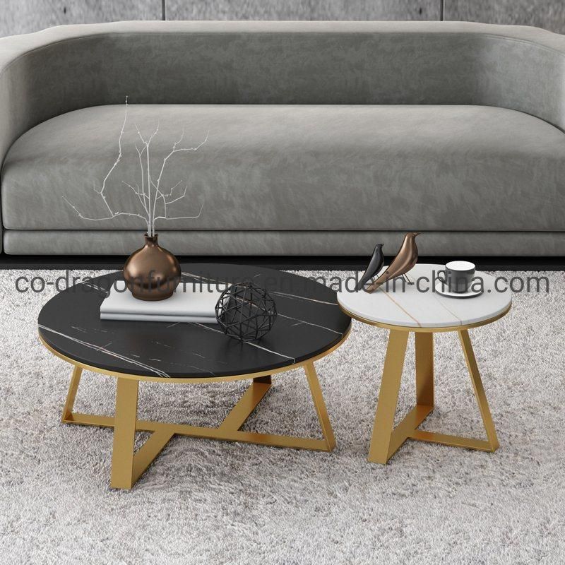 China Wholesale Stainless Steel Coffee Table Group for Home Furniture