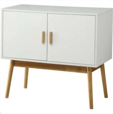 Wooden Storage Console Living Room Furniture Sideboard Modern Design with Two Doors