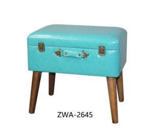 New Kd PU Single Color Storage Stool