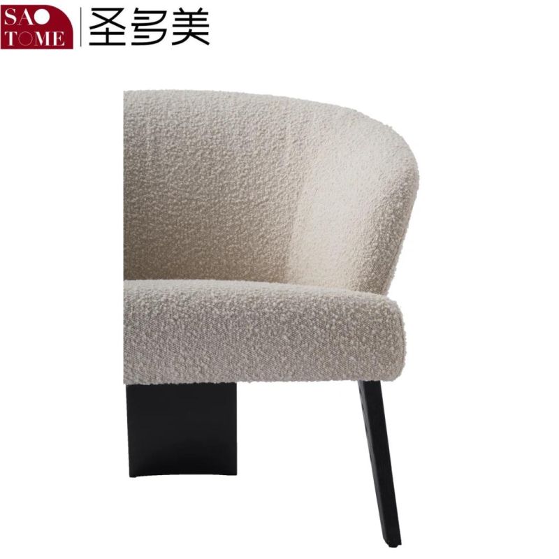 Modern Hotel Family Living Room Can Customize Non Foldable Leather Leisure Chairs