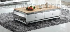 Stainless Steel Furniture Marble Coffee Table (CT807)