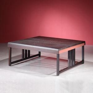 Trendy Simple Wooden Tea Table for Modern Living Room (YA970A-1)