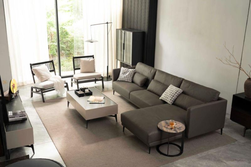CT105 Natural Marble Side Table, Italian Design Side Table in Home and Business Hotel Customization