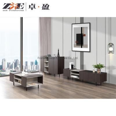 Foshan Factory Living Room Furniture Sets Center Coffee Tables with Drawer Modern Luxury TV Stand