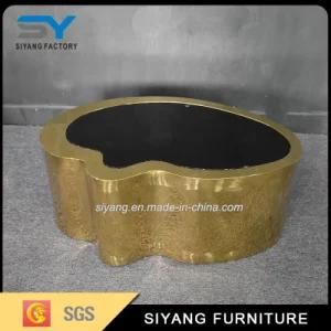 Chinese Furniture Gold Stainless Steel Coffee Table