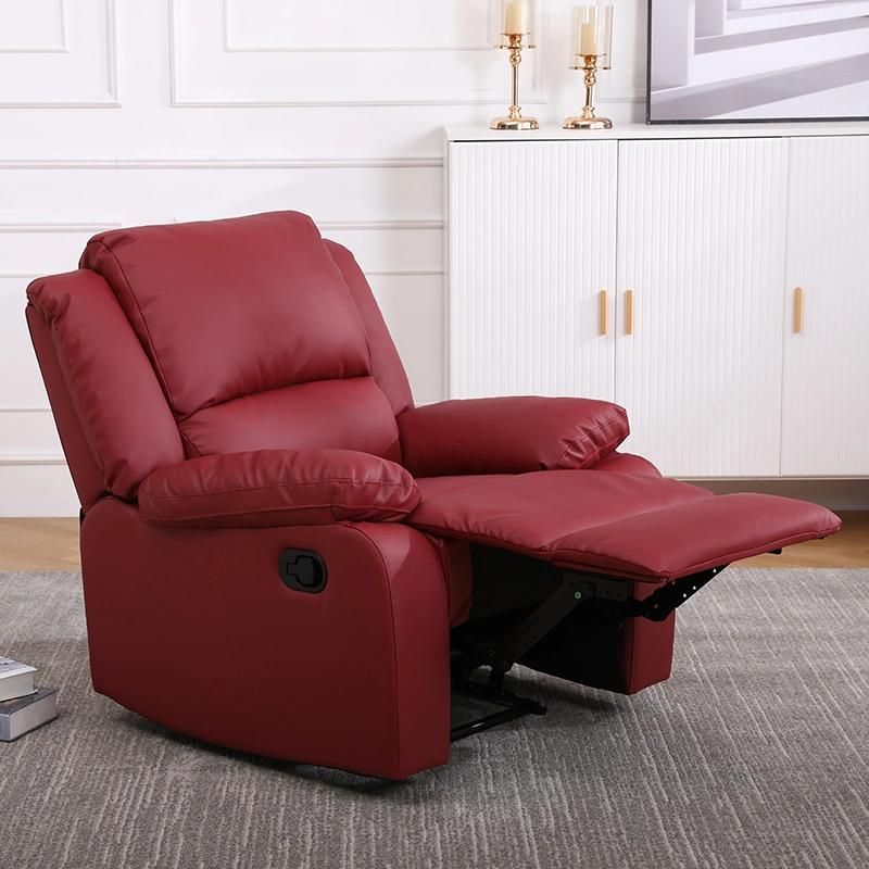 Living Room Furniture Leather Recliner Sofa Single Chair