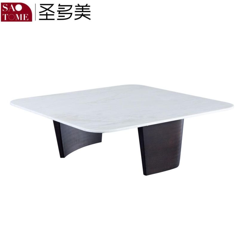 Modern Senior Living Room Furniture Marble Shaped Tea Table