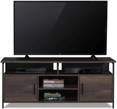 58&quot; Entertainment Center Wood Media TV Stand for Living Room
