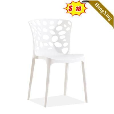 Modern Office Furniture Stackable Leisure Folding Study Kitchen Dining Plastic Chairs