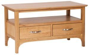 Oak Coffee Table with Drawers