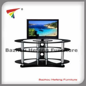 Hot Sale Cheap Metal Glass TV Stand (TV052)