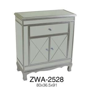 Yiya New Design Glass Cabinet Side Table